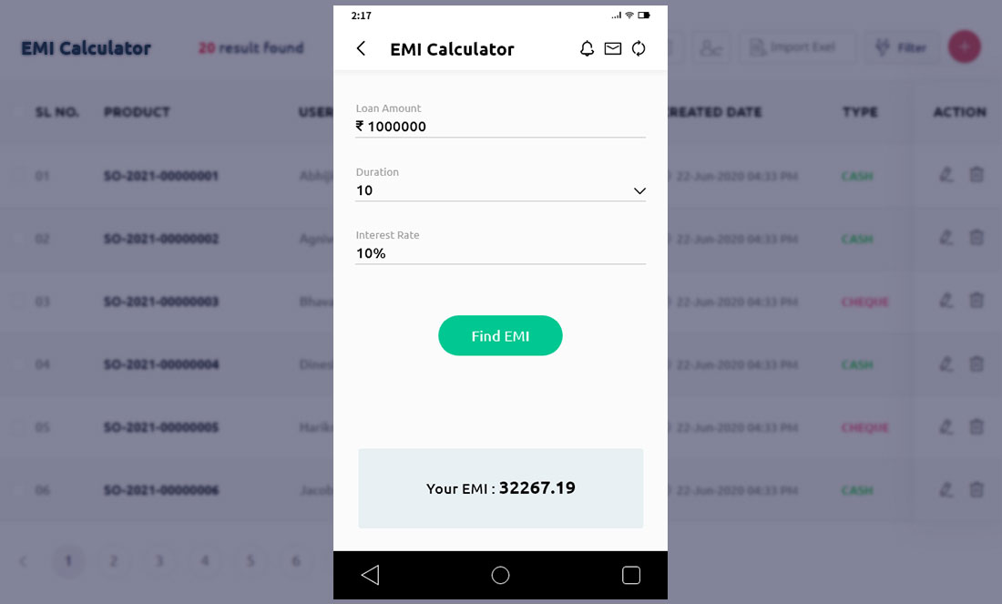 emi calculator